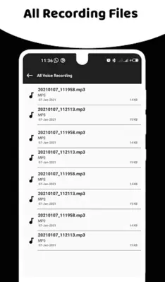 Bluetooth Mic Audio Recorder android App screenshot 1