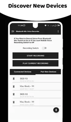 Bluetooth Mic Audio Recorder android App screenshot 3